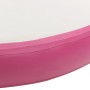 Esterilla inflable de gimnasia y bomba PVC rosa 100x100x15 cm de vidaXL, Esteras para pilates y yoga - Ref: Foro24-92706, Pre...