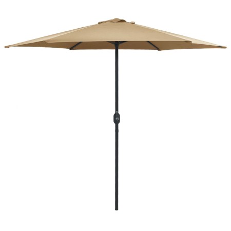 Garden umbrella with taupe gray aluminum pole 270x246 cm by vidaXL, Umbrellas - Ref: Foro24-47347, Price: 59,64 €, Discount: %