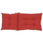 High back garden chair cushion 6 pcs red fabric 120x50x7 cm by vidaXL, Cushions for chairs and sofas - Ref: Foro24-314253, Pr...