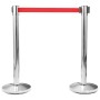 Barrera de cinta retráctil rojo 200 cm de vidaXL, Barreras de seguridad - Ref: Foro24-51163, Precio: 14,06 €, Descuento: %