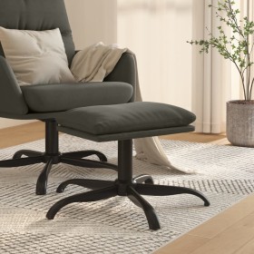 Dark gray velvet footrest 60x60x36 cm by vidaXL, Ottomans - Ref: Foro24-341579, Price: 45,99 €, Discount: %