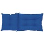 High back garden chair cushion 6 pcs blue fabric 120x50x7 cm by vidaXL, Cushions for chairs and sofas - Ref: Foro24-314265, P...