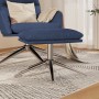 Blue fabric footstool 60x60x35 cm by vidaXL, Ottomans - Ref: Foro24-341549, Price: 51,99 €, Discount: %