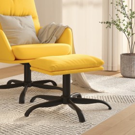 Mustard yellow fabric footstool 60x60x36 cm by vidaXL, Ottomans - Ref: Foro24-341574, Price: 46,49 €, Discount: %