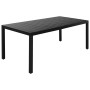 Juego de comedor de jardín 9 piezas aluminio negro de vidaXL, Conjuntos de jardín - Ref: Foro24-3070627, Precio: 709,00 €, De...