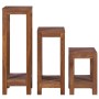 Plant stands 3 pieces solid teak wood by vidaXL, Pot stands - Ref: Foro24-289077, Price: 123,17 €, Discount: %