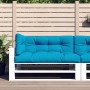 Kissen für Palettensofa 3 Einheiten aus blauem Stoff von vidaXL, Kissen für Stühle und Sofas - Ref: Foro24-314562, Preis: 64,...