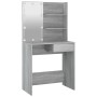 Sonoma gray LED dressing table 74.5x40x141 cm by vidaXL, Bedroom Dressers - Ref: Foro24-820482, Price: 92,44 €, Discount: %