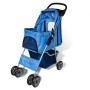 Blue dog stroller by vidaXL, pet strollers - Ref: Foro24-170056, Price: 94,94 €, Discount: %