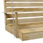 Banco balancín madera de pino impregnada 110 cm de vidaXL, Balancines de jardín - Ref: Foro24-318397, Precio: 164,99 €, Descu...