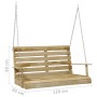 Banco balancín madera de pino impregnada 110 cm de vidaXL, Balancines de jardín - Ref: Foro24-318397, Precio: 164,99 €, Descu...