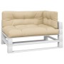 Kissen für Palettensofa 3 Einheiten beige Stoff von vidaXL, Kissen für Stühle und Sofas - Ref: Foro24-314561, Preis: 83,59 €,...