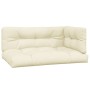 Kissen für Palettensofa 3 Einheiten cremefarbener Stoff von vidaXL, Kissen für Stühle und Sofas - Ref: Foro24-314560, Preis: ...