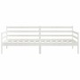 Solid white pine wood sofa bed 90x200 cm by vidaXL, Beds and slatted bases - Ref: Foro24-833082, Price: 100,30 €, Discount: %