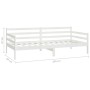 Solid white pine wood sofa bed 90x200 cm by vidaXL, Beds and slatted bases - Ref: Foro24-833082, Price: 100,30 €, Discount: %