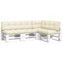 Kissen für Palettensofa 5 Einheiten cremefarbener Stoff von vidaXL, Kissen für Stühle und Sofas - Ref: Foro24-314608, Preis: ...