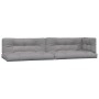 Cushions for pallets 5 units gray fabric by vidaXL, Cushions for chairs and sofas - Ref: Foro24-314574, Price: 130,32 €, Disc...