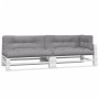 Cushions for pallets 5 units gray fabric by vidaXL, Cushions for chairs and sofas - Ref: Foro24-314574, Price: 130,32 €, Disc...