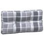 Cushions for pallet sofa 5 units gray checkered fabric by vidaXL, Cushions for chairs and sofas - Ref: Foro24-314587, Price: ...