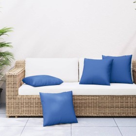 Decorative cushions 4 pcs royal blue fabric 40x40 cm by vidaXL, Cushions - Ref: Foro24-314333, Price: 30,99 €, Discount: %