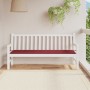 Red Oxford fabric garden bench cushion 180x50x3 cm by vidaXL, Cushions for chairs and sofas - Ref: Foro24-314092, Price: 26,4...