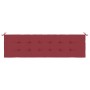 Cojín de banco de jardín tela Oxford rojo tinto 180x50x3 cm de vidaXL, Cojines para sillas y sofás - Ref: Foro24-314092, Prec...