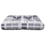 Cushion for sofa pallet sofa gray plaid fabric 58x58x10 cm by vidaXL, Cushions for chairs and sofas - Ref: Foro24-314647, Pri...