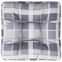 Cushion for sofa pallet sofa gray plaid fabric 58x58x10 cm by vidaXL, Cushions for chairs and sofas - Ref: Foro24-314647, Pri...