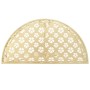 Mesa auxiliar vintage metal semicircular 72x36x74 cm dorado de vidaXL, Mesas auxiliares - Ref: Foro24-245930, Precio: 75,72 €...