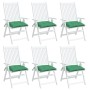 Garden Chair Cushions 6 Pcs Green Oxford Fabric 50x50x7 cm by vidaXL, Cushions for chairs and sofas - Ref: Foro24-314913, Pri...