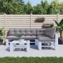 Cushions for pallets 5 units gray fabric by vidaXL, Cushions for chairs and sofas - Ref: Foro24-314607, Price: 156,36 €, Disc...