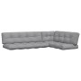 Cushions for pallets 5 units gray fabric by vidaXL, Cushions for chairs and sofas - Ref: Foro24-314607, Price: 156,99 €, Disc...