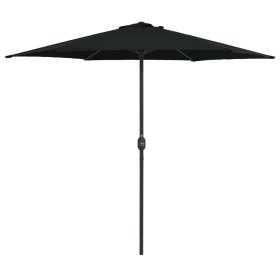 Garden umbrella with black aluminum pole 270x246 cm by vidaXL, Umbrellas - Ref: Foro24-47350, Price: 52,99 €, Discount: %