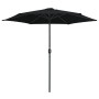 Garden umbrella with black aluminum pole 270x246 cm by vidaXL, Umbrellas - Ref: Foro24-47350, Price: 58,87 €, Discount: %