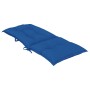 Cojín silla de jardín respaldo alto 4 uds tela azul 120x50x7 cm de vidaXL, Cojines para sillas y sofás - Ref: Foro24-314264, ...