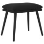 Black velvet footstool 45x29.5x35 cm by vidaXL, Ottomans - Ref: Foro24-341510, Price: 40,10 €, Discount: %