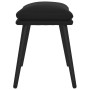 Black velvet footstool 45x29.5x35 cm by vidaXL, Ottomans - Ref: Foro24-341510, Price: 40,10 €, Discount: %