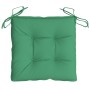 Cojines de silla de jardín 4 uds tela Oxford verde 50x50x7 cm de vidaXL, Cojines para sillas y sofás - Ref: Foro24-314912, Pr...