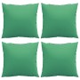 Cojines decorativos 4 uds tela verde 40x40 cm de vidaXL, Cojines - Ref: Foro24-314328, Precio: 25,20 €, Descuento: %