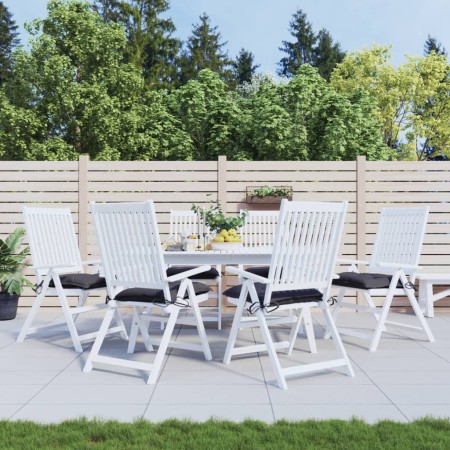 Gartenstuhlkissen 6 Stück anthrazitfarbener Oxford-Stoff 50x50x7 cm von vidaXL, Kissen für Stühle und Sofas - Ref: Foro24-314...