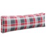 Cushions for pallets 3 units red checkered fabric by vidaXL, Cushions for chairs and sofas - Ref: Foro24-314670, Price: 38,89...