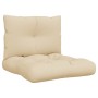 Cushions for pallets, 2 units, beige fabric by vidaXL, Cushions for chairs and sofas - Ref: Foro24-47471, Price: 34,29 €, Dis...