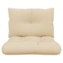 Cushions for pallets, 2 units, beige fabric by vidaXL, Cushions for chairs and sofas - Ref: Foro24-47471, Price: 34,29 €, Dis...