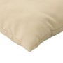 Palettenkissen 2 Einheiten beige Stoff von vidaXL, Kissen für Stühle und Sofas - Ref: Foro24-47471, Preis: 34,29 €, Rabatt: %