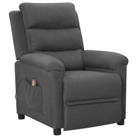 Sillón de masaje de tela gris oscuro de vidaXL, Sillones de masaje eléctricos - Ref: Foro24-342352, Precio: 198,06 €, Descuen...