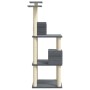 Cat scratching post with dark gray sisal posts 141 cm by vidaXL, Cat furniture - Ref: Foro24-171526, Price: 54,49 €, Discount: %