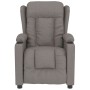 Taupe gray fabric reclining massage chair by vidaXL, Electric massage chairs - Ref: Foro24-339066, Price: 249,80 €, Discount: %