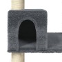 Cat scratching post with dark gray sisal posts 141 cm by vidaXL, Cat furniture - Ref: Foro24-171526, Price: 54,49 €, Discount: %