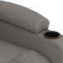 Sillón de masaje reclinable de tela gris taupé de vidaXL, Sillones de masaje eléctricos - Ref: Foro24-339066, Precio: 249,80 ...