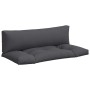 Kissen für Palettensofa 2 Einheiten aus grauem Stoff von vidaXL, Kissen für Stühle und Sofas - Ref: Foro24-44651, Preis: 58,2...